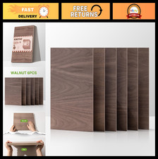 6-Pack 1/8" Walnut Plywood Sheets - 12x16" Laser Cutting, Engraving  Pyrography