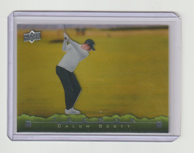 2026 Upper Deck Calum Scott Teebox Acetate Card #T-27 CASE HIT