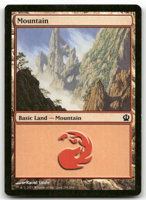 Mountain (245) #245 (LP) Theros THS Magic MTG