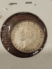 1894 Newfoundland 10 Cents Silver Coin