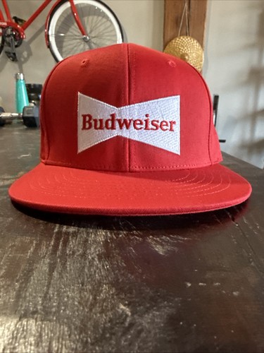 Budweiser Vintage Hat Beer Adjustable Strapback Men's Retro.