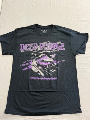 Deep Purple Band  T-shirt - Highway Star Lyrics Tee #72 2 Sided- Official / New