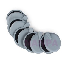 10PCS 6.5cm Replace Reusable Rubber Electrode Pads For Microcurrent Body Machine