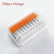 200 Interdental Sticks Dental Floss Teeth Tooth Toothpick Oral Care Clean Brush