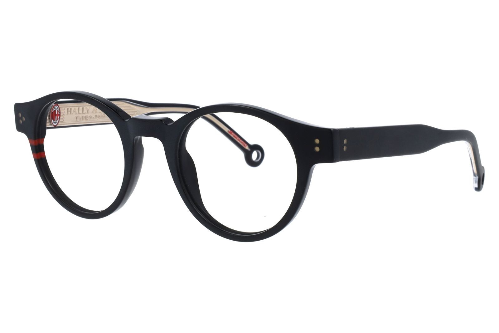 Lunettes de vue rétro style Moscot monture ronde noire 47mm