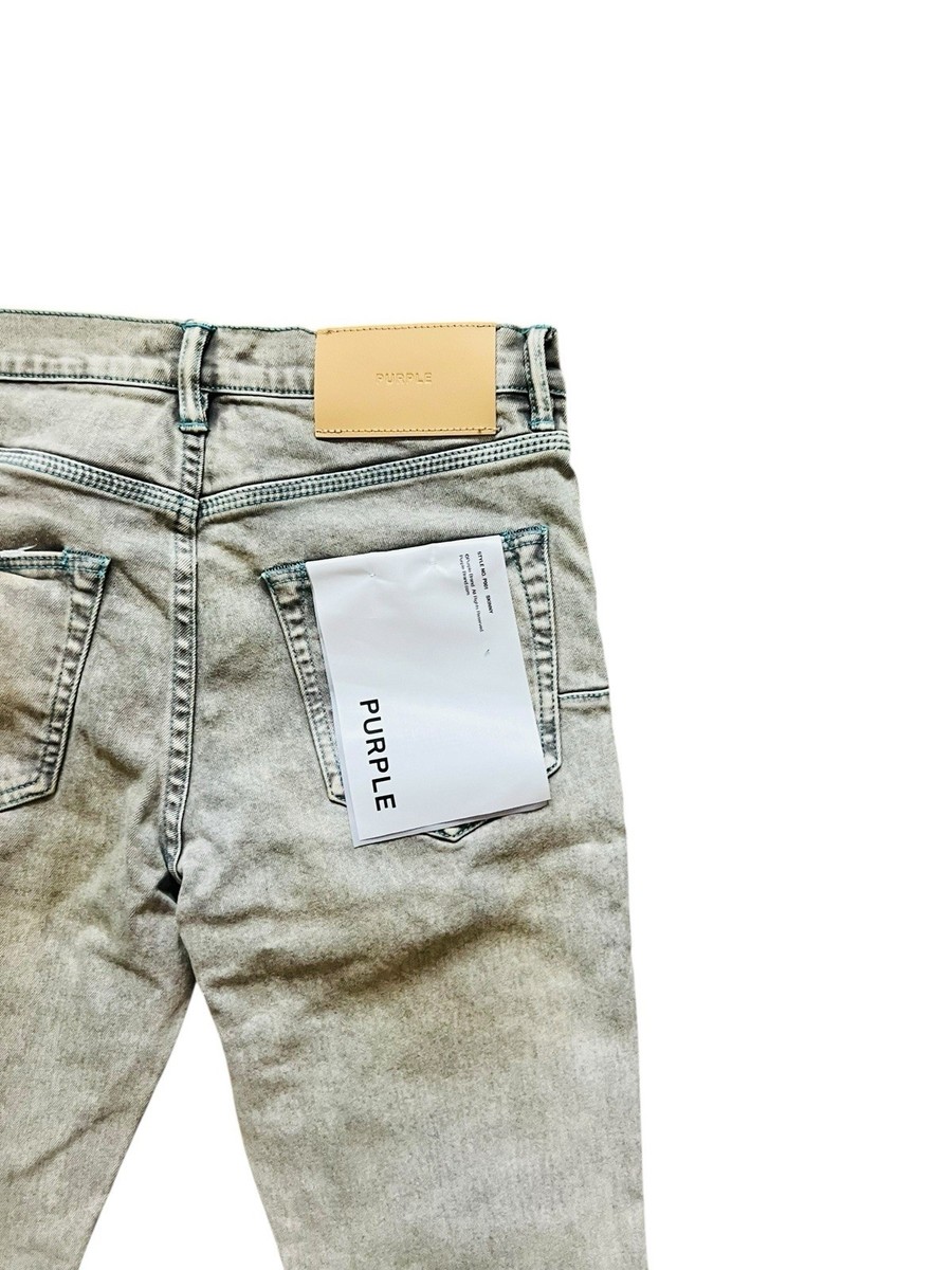 Purple Brand Jeans Mens Nitric Slim Fit Low Rise Tan P001