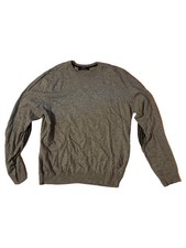 Alpha Studio maglione uomo cashmere lana mélange grigio taglia 48 M