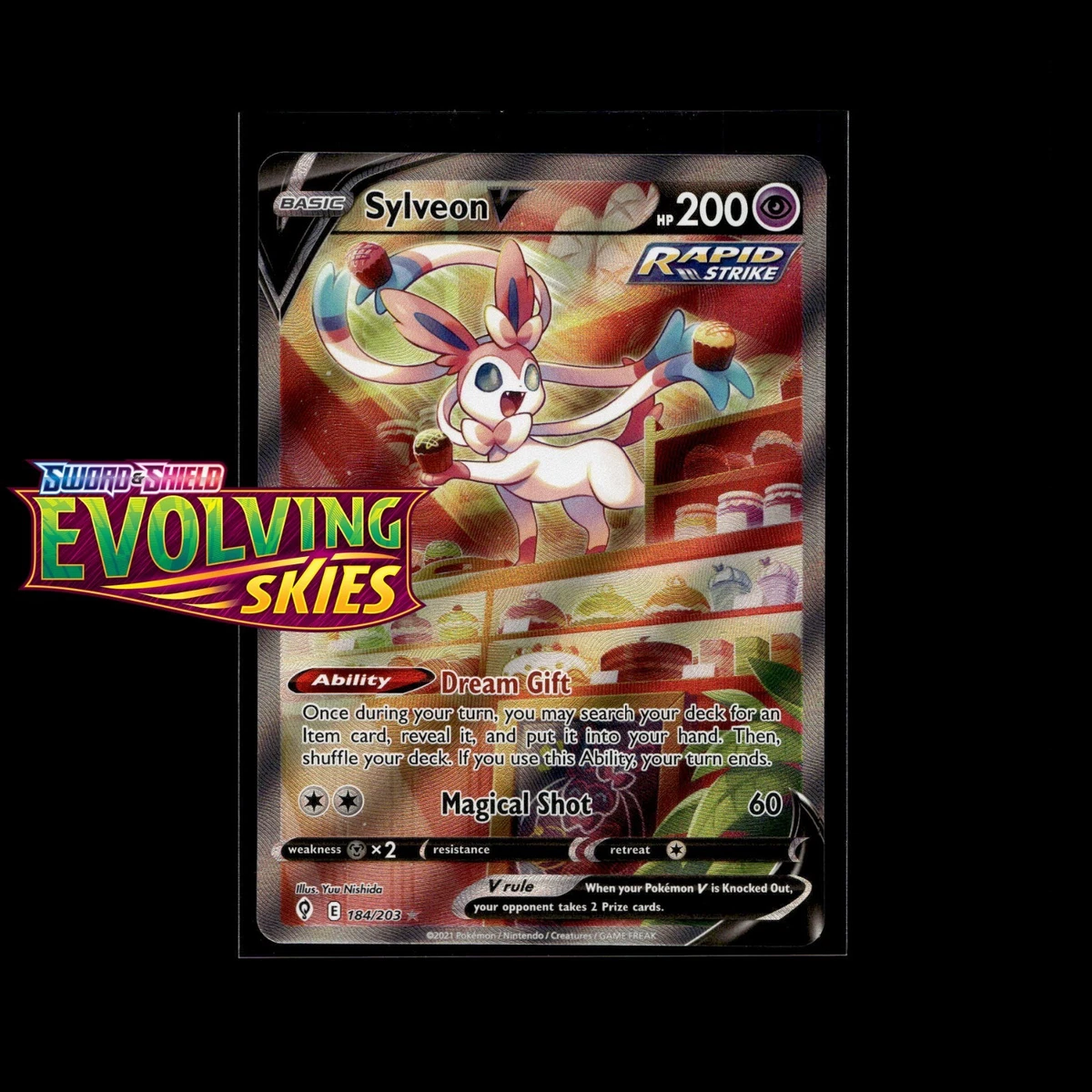 Sylveon Pokémon TCG Ultra Rare Individual Collectible Card Game Cards for  sale