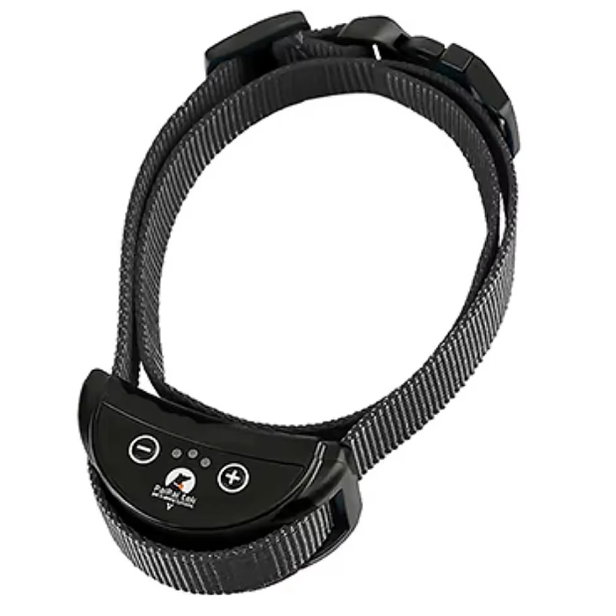 Collier anti-aboiement étanche pour chien avec vibration sans choc noir
