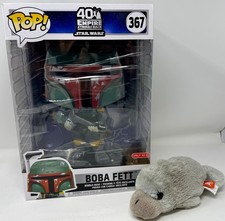Funko Pop! Jumbo 10" Star Wars Boba Fett #367 Objetivo Exclusivo 40 Aniversario