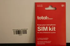 Total Wireless Keep Your Own Phone Prepaid 3-in-1 Sim Card