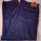 Levi’s Men’s 500 Series 550 Blue Medium Wash Denim Jeans Relaxed Fit Mid Rise — photo 2