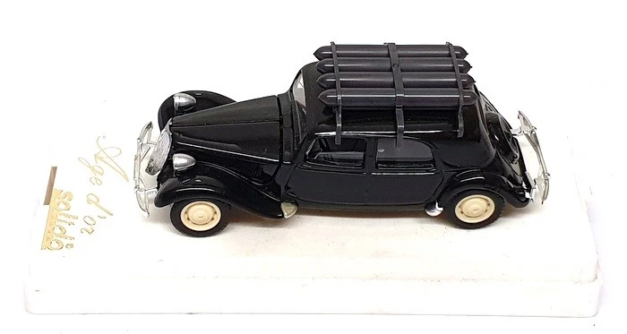 Solido 1/43 Scale Diecast 4115 - Citroen 15cv Gaz - Black - Image 4 of 4