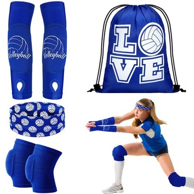 Yinder Volleyball Protective Gear Set: Knee Pads, Arm Sleeves, Wrist Guard