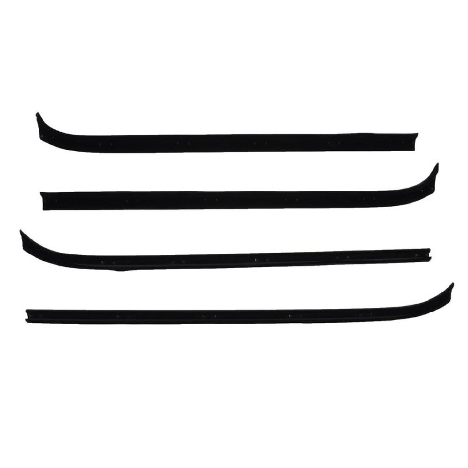 Window Sweep & Run Channel Weatherstrip Seal Set For 1973-1979 Ford Bronco & F-Series Trucks
