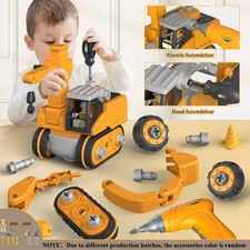 Kids Electric Drill Engineering Toy Set Educational Building Tools for Boys