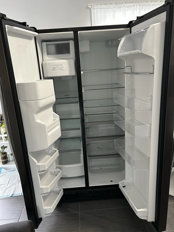 Whirlpool WRS571CIHZ 36" acero inoxidable CD puerta francesa refrigerador NUEVO EN CAJA #115432 Foto 3 de 4