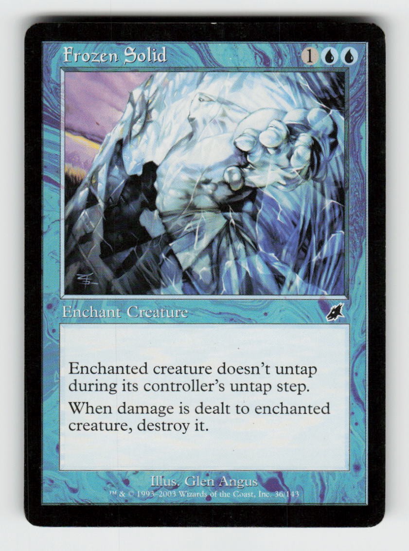 Frozen Solid 36 Common Scourge Magic: The Gathering Lightly Played