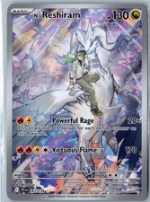 N's Reshiram - Journey Together 167/159 - Illustration Rare Holo LP Pokemon