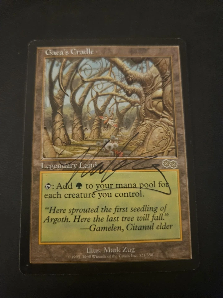 Gaea's Cradle Urza's Saga Regular Signed - Image 2 of 4