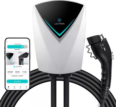 Lectron - J1772 Level 2 NEMA 14-50/Hardwired Electric Vehicle (EV) Charging S...