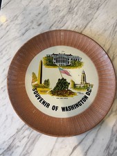 Vintage 1950s Washington DC Souvenir Tray Whi...