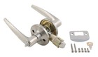 American Motorhome RV Interior Door Stainless Handle Set Locking 013-231-ss