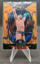 2023 Panini Select WWE Orange Flash Prizm #42 Giovanni Vinci Wrestling Card