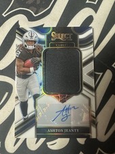 Ashton Jeanty /75 RPA 2025 Select Jumbo Rookie Signature Swatches Raiders Rpa 🥶