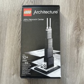 Lego Architecture 21001 John Hancock Center Retired Landmark Series Complete Box