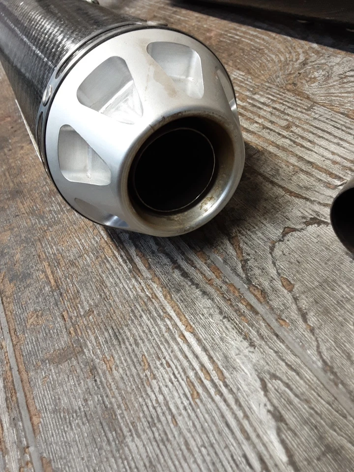 Ducati Monster S2R 800 2007 05-08 mercado de accesorios silenciador deslizable fibra de carbono Foto 3 de 4