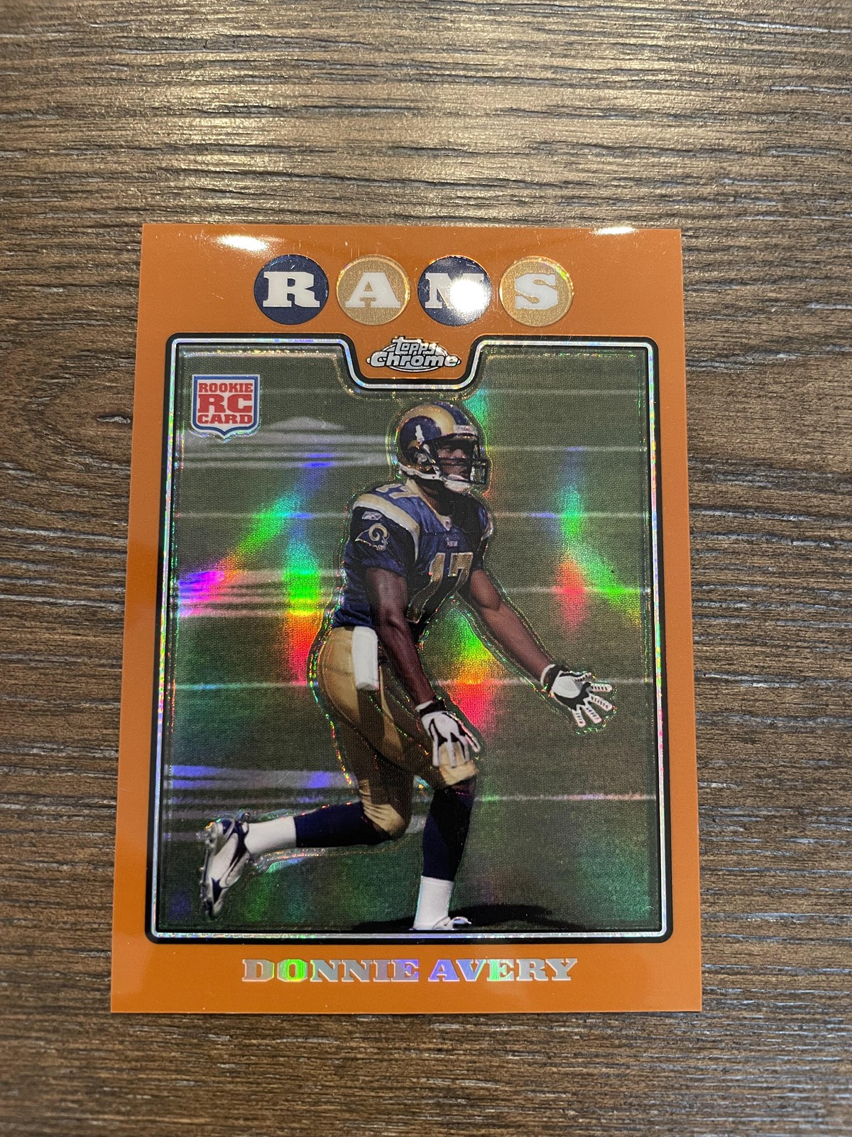 2008 Topps Chrome #TC204 Donnie Avery Copper Refractors #/425