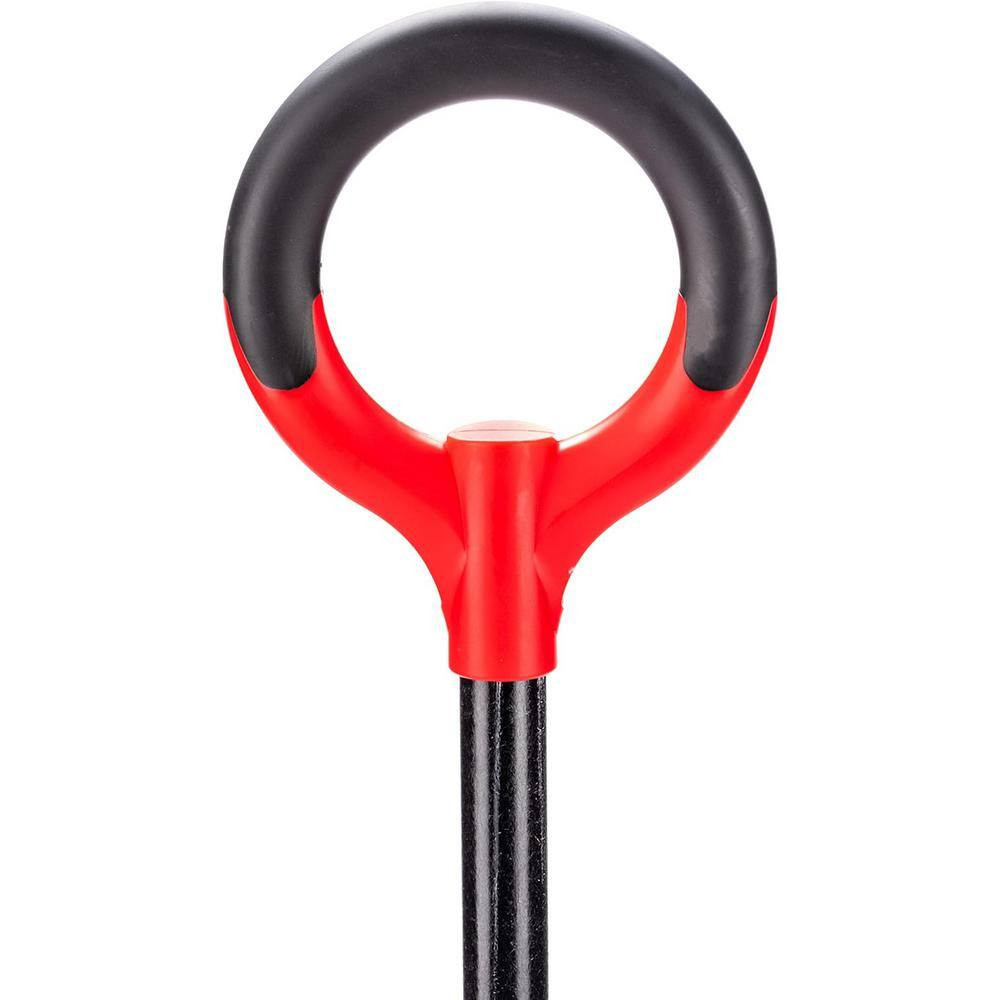 7 In. Red Polypropylene Handle, 41 In. Pro-Lite Carbon Steel Garden Spade Shovel
