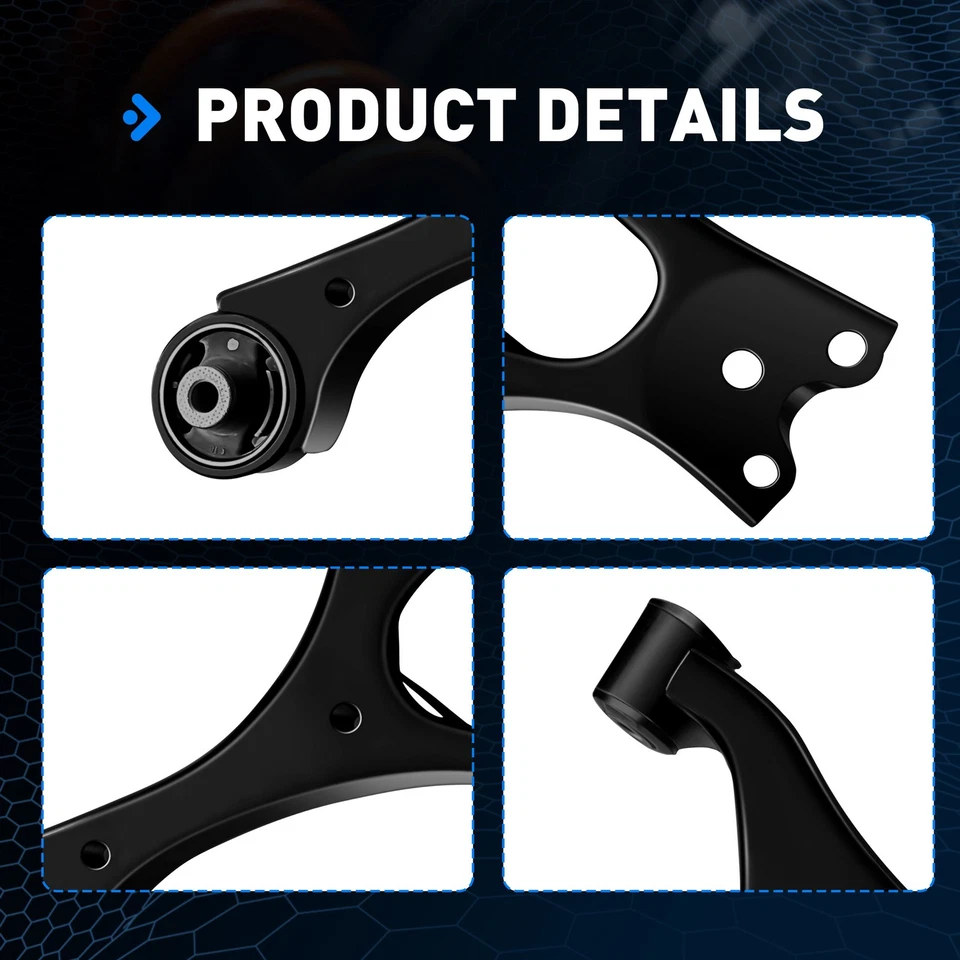 Brazos de control inferiores delanteros originales Acura con rótulas para CSX 2008 2 piezas Foto 2 de 4