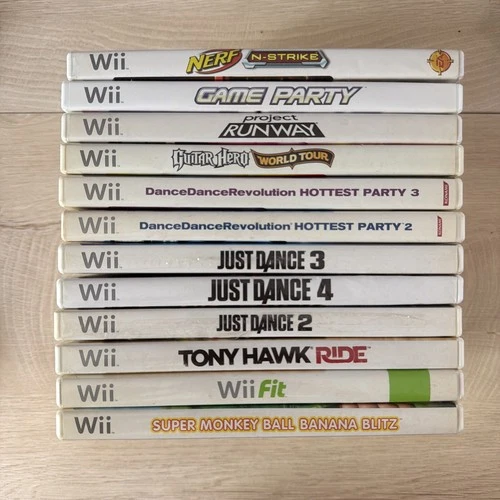 Nintendo Wii Assorted Video Games Lot of 12 Tested Most CIB Complete
