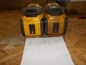Dewalt 20v Lot 2 15ah Flexvolt  batteries for parts/repair # 1297