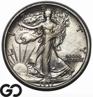 1917-D Walking Liberty Half Dollar *Key Date, Scarce Reverse MM* Choice Unc++
