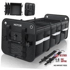 Trunk Organizer for SUV Car Storage Box Collapsible Car Large Black