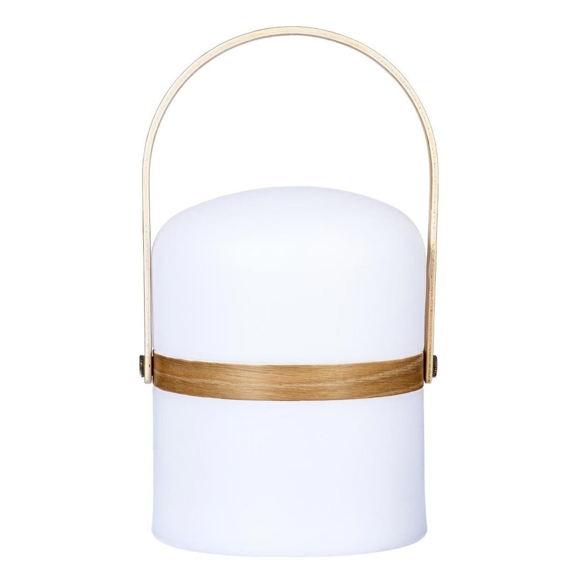 Lampe Nomade Baladeuse 26cm Blanc pour Éclairer les Coins sans Prise