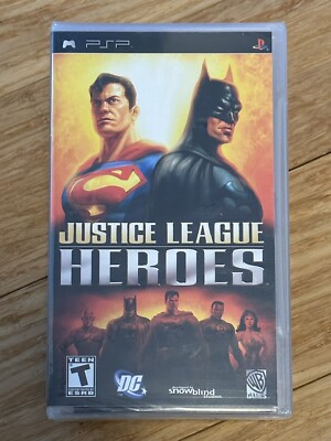 Justice League Heroes Game SONY PSP New & Sealed US Version / Free Shipping / DC
