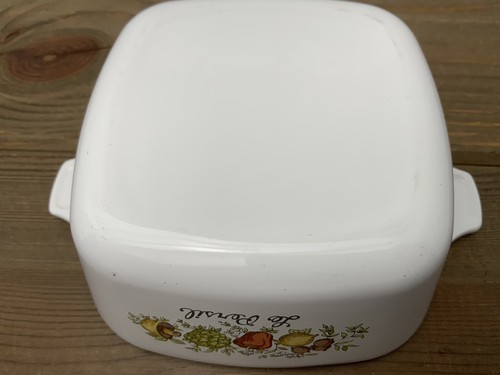 Vintage Corning Ware piccolo panettiere OLOGRAMMA INVERTITO #16 Spice of Life Le Persil P43B - Foto 14 di 20