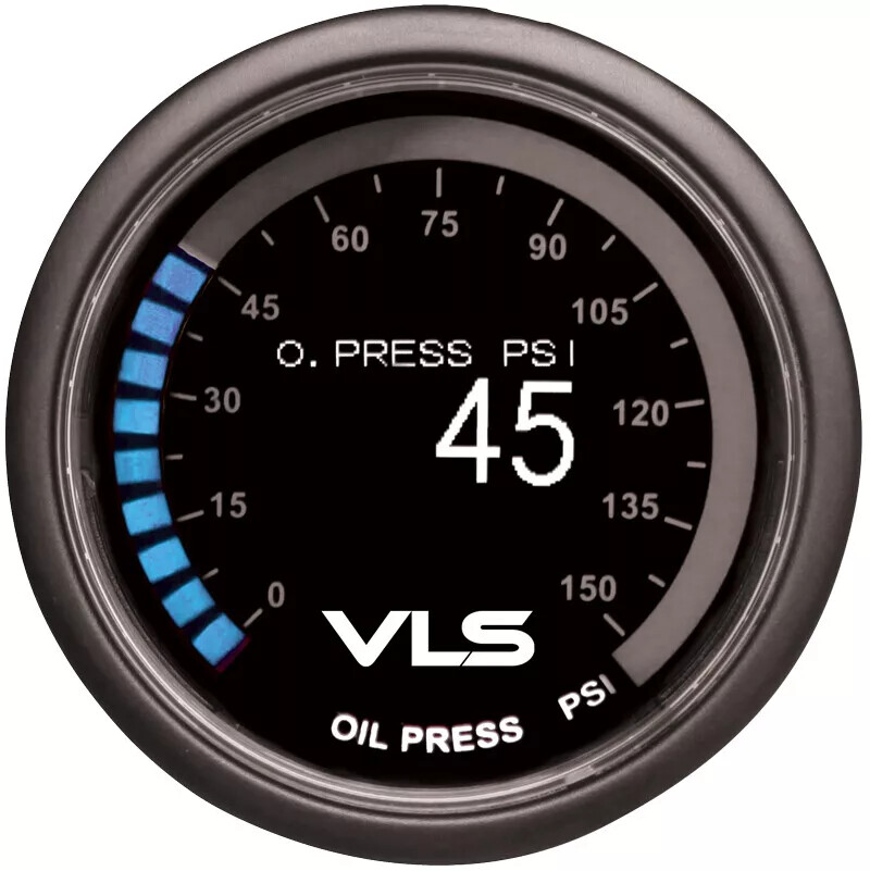Revel 52mm VLS OLED Oil Pressure Gauge [0-150PSI]