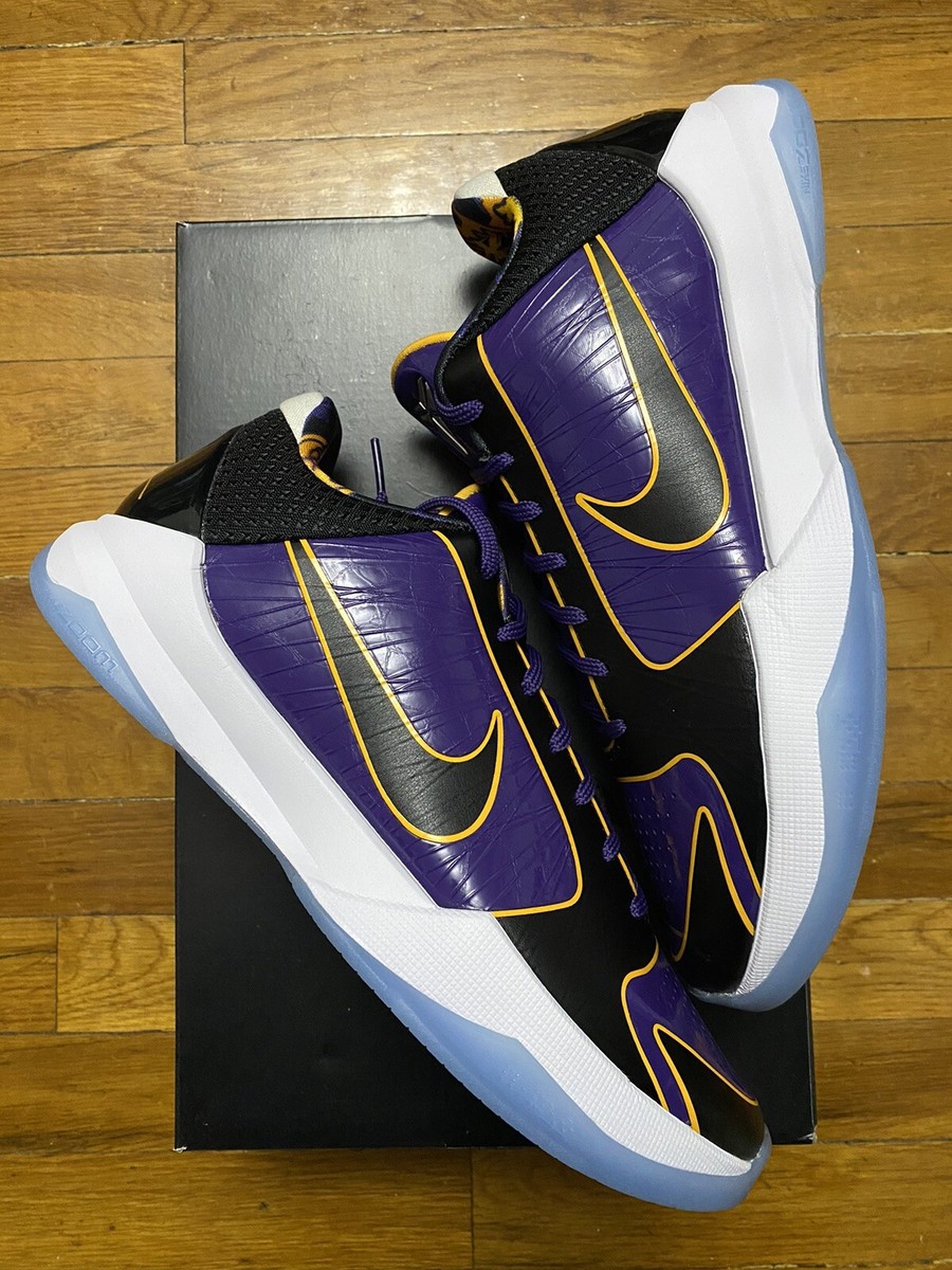 Size 10M / 11.5W - Nike Kobe 5 Protro Lakers Purple/Black - ✓SHIP