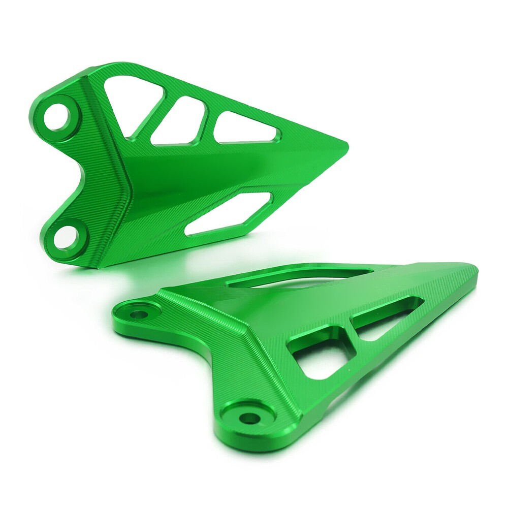 Aluminum Footpeg Footrest Heel Plate Guard For 2024-2026 Ninj 500