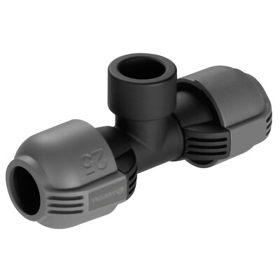 GARDENA T- Stück Sprinkler-System Quick Verbindung 3/4'' Innengewinde 2x 25mm #61