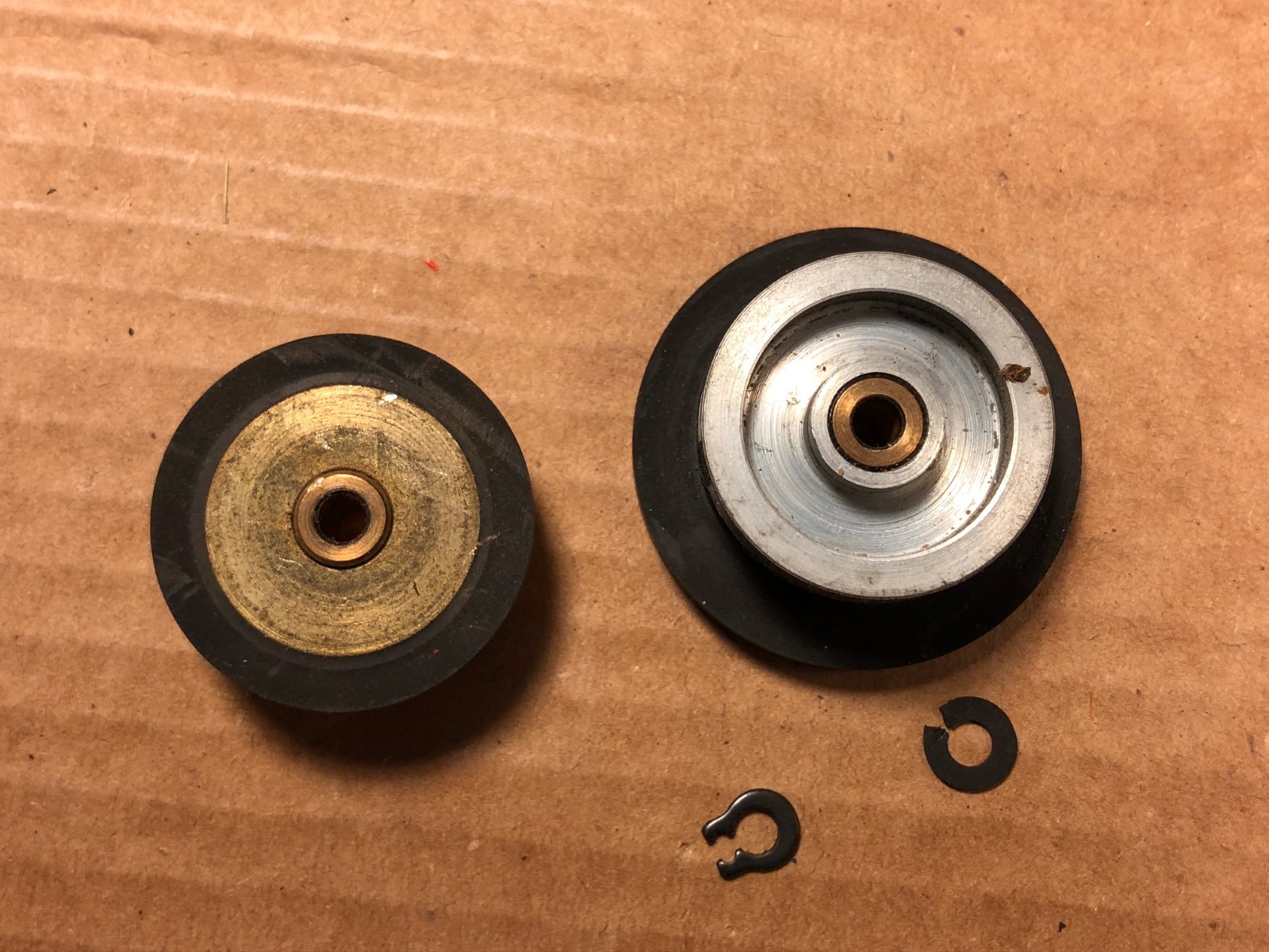 2 Vintage Rubber Idler Wheels from Saba TK220S ReeltoReel Player eBay