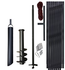 PWSAM Perceuse de Puits Forage Chignole Tarière 145mm + Plunscher 1-17 mètres