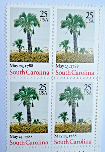 Pacchetto di 484 francobolli di stato USA blocchi di targhette/4 | 22 ¢ 25 ¢ 29 ¢ 32 ¢ FV $ 118,72 - Foto 16 di 24
