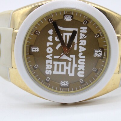 Harajuku Lovers Watch Unisex Gold Tone Stainless Steel  display picture 1