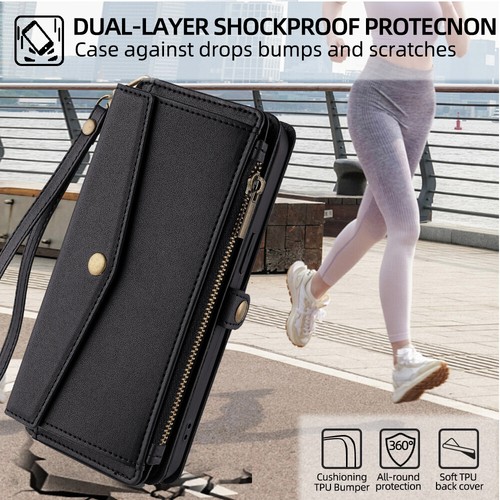 For Motorola G Play/Power/Stylus 5G 2024 stand Shockproof Wallet Case Card Slot - Picture 40 of 43